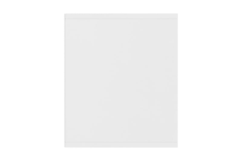 Bokhylla/TV-bänk vit 143x30x36 cm - Vit - Förvaring - Hylla - Bokhylla