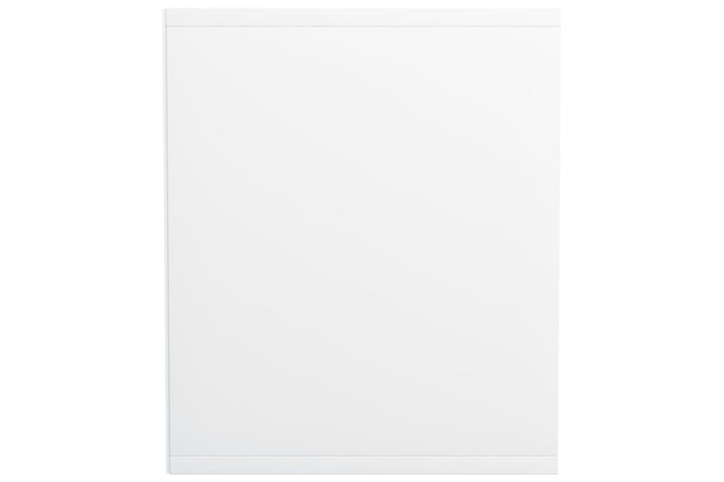 Bokhylla/TV-bänk vit 36x30x143 cm spånskiva - Vit - Förvaring - Hylla - Bokhylla
