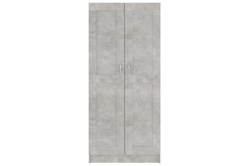 Bokskåp betonggrå 82,5x30,5x185,5 cm spånskiva - Grå - Förvaring - Hylla - Bokhylla