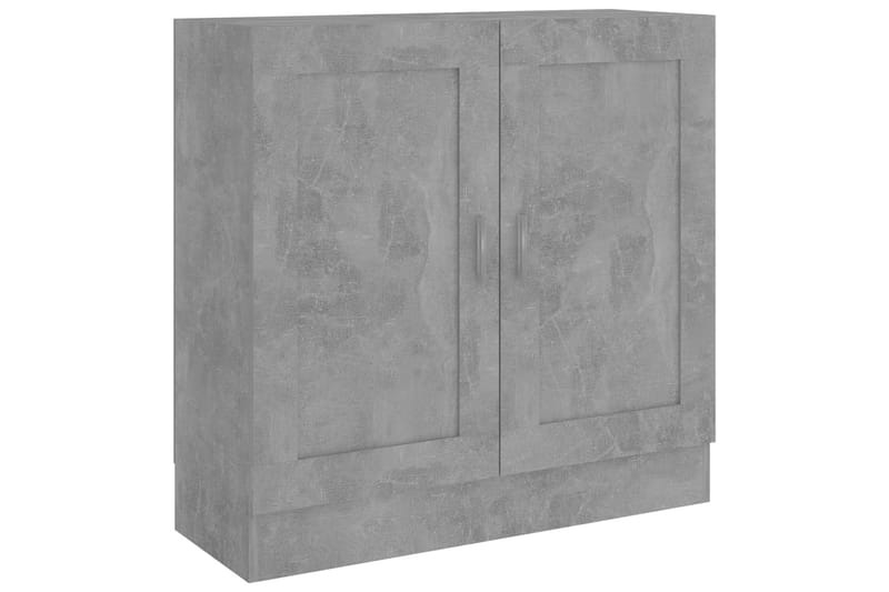 Bokskåp betonggrå 82,5x30,5x80 cm spånskiva - Grå - Förvaring - Hylla - Bokhylla