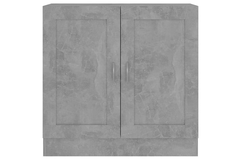 Bokskåp betonggrå 82,5x30,5x80 cm spånskiva - Grå - Förvaring - Hylla - Bokhylla