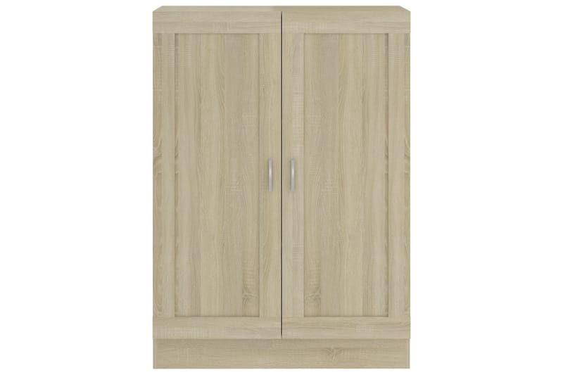 Bokskåp sonoma-ek 82,5x30,5x115 cm spånskiva - Brun - Förvaring - Hylla - Bokhylla