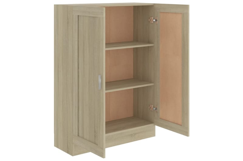 Bokskåp sonoma-ek 82,5x30,5x115 cm spånskiva - Brun - Förvaring - Hylla - Bokhylla