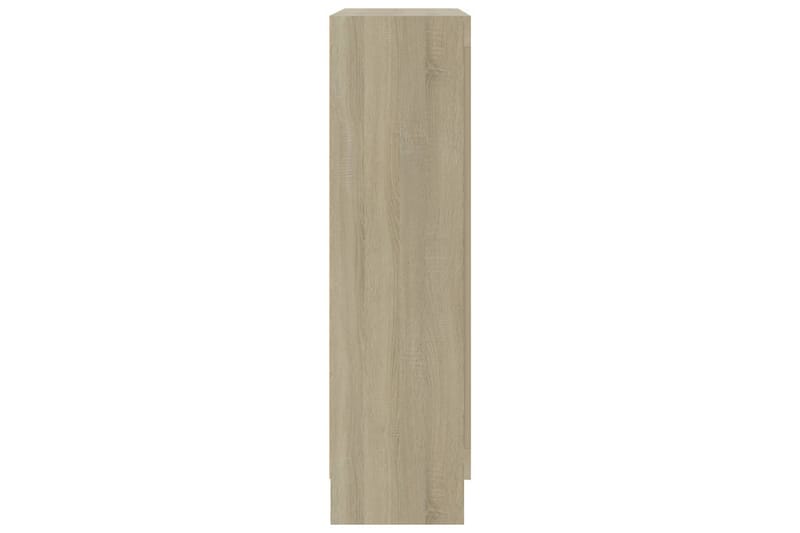 Bokskåp sonoma-ek 82,5x30,5x115 cm spånskiva - Brun - Förvaring - Hylla - Bokhylla