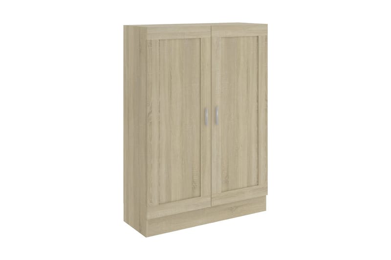 Bokskåp sonoma-ek 82,5x30,5x115 cm spånskiva - Brun - Förvaring - Hylla - Bokhylla