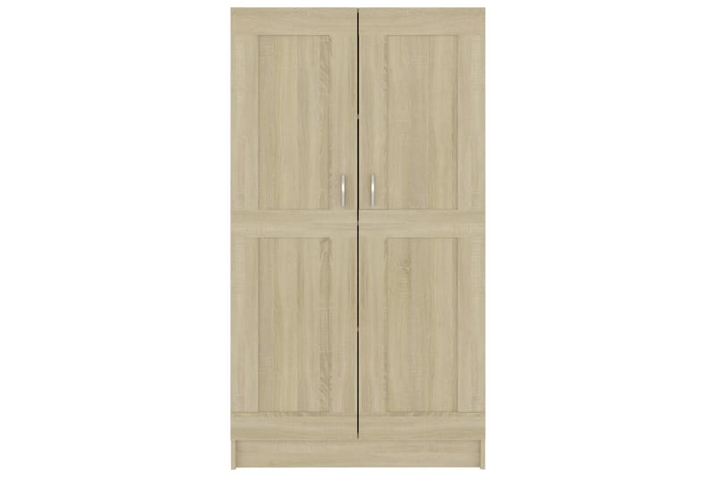 Bokskåp sonoma-ek 82,5x30,5x150 cm spånskiva - Brun - Förvaring - Hylla - Bokhylla