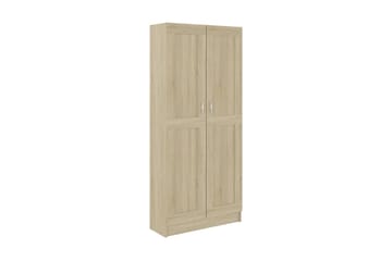 Bokskåp sonoma-ek 82,5x30,5x185,5 cm spånskiva