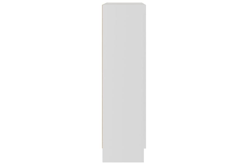 Bokskåp vit 82,5x30,5x115 cm spånskiva - Vit - Förvaring - Hylla - Bokhylla