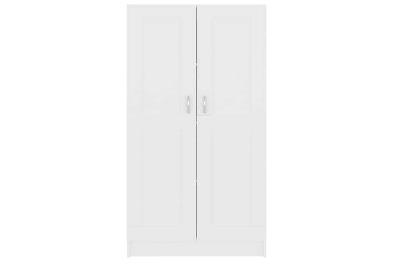 Bokskåp vit 82,5x30,5x150 cm spånskiva - Vit - Förvaring - Hylla - Bokhylla