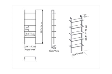 Brinkelid Bokhylla - Vit/Marmor - Hus & renovering - Kök & bad - Kök & tvättstuga - Köksinredning - Kökshylla