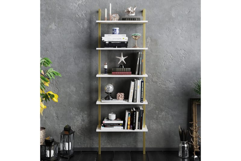 Brinkelid Bokhylla - Vit/Marmor - Hus & renovering - Kök & bad - Kök & tvättstuga - Köksinredning - Kökshylla