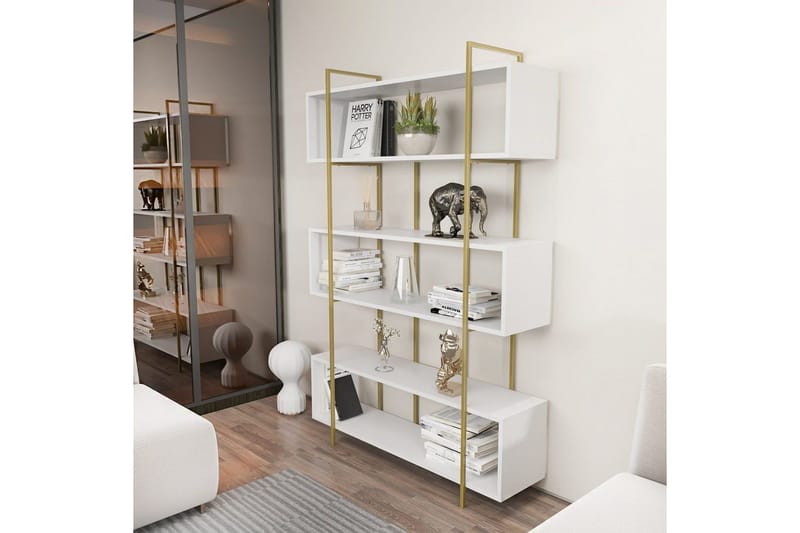 Bokhylla Bruti Vit / Rany - Vit / Rany - Förvaring - Hylla - Bokhylla