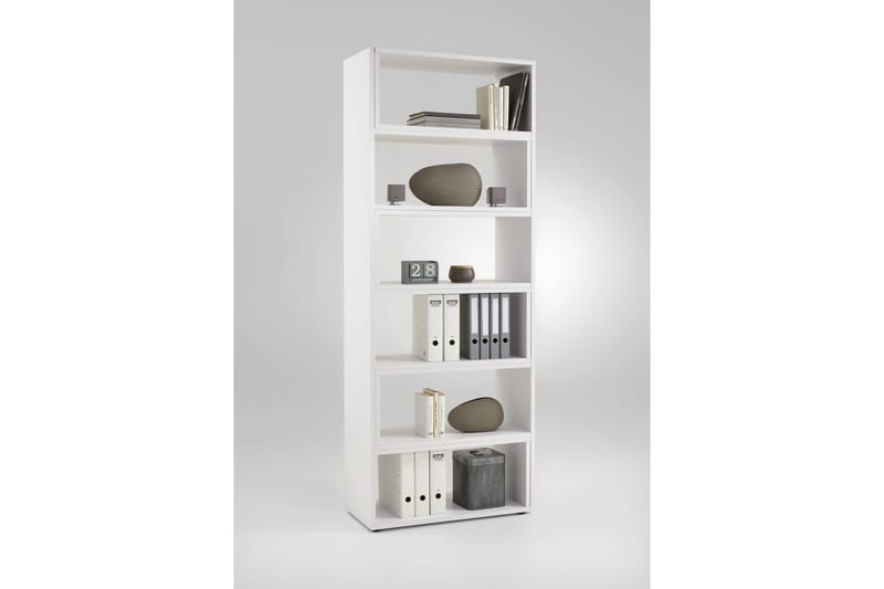 Calvia Utdragbar Bokhylla 84,2 cm i Målat Trä - Vit - Förvaring - Hylla - Bokhylla