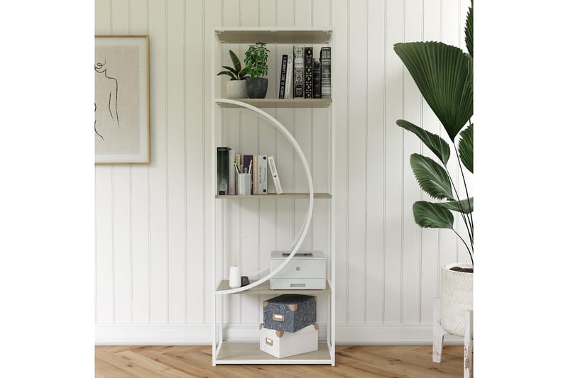 Cambridge Bokhylla 60,9x33,4 cm Vit, Dorel Home