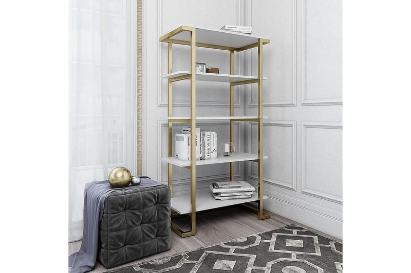Camila Bokhylla 76x40 cm Vit - Förvaring - Hylla - Bokhylla