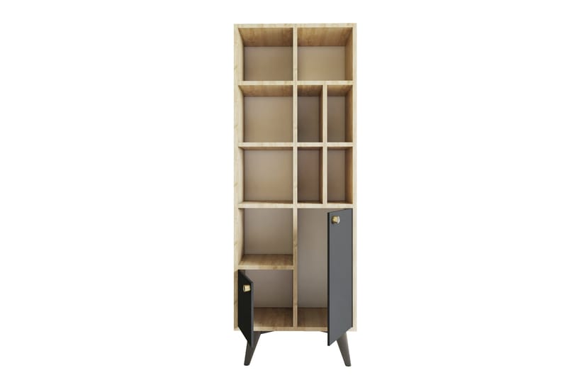 Casabetania Bokhylla 30x60 cm - Natur/Antracit - Förvaring - Hylla - Bokhylla