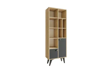 Casabetania Bokhylla 30x60 cm - Natur/Antracit - Förvaring - Hylla - Bokhylla
