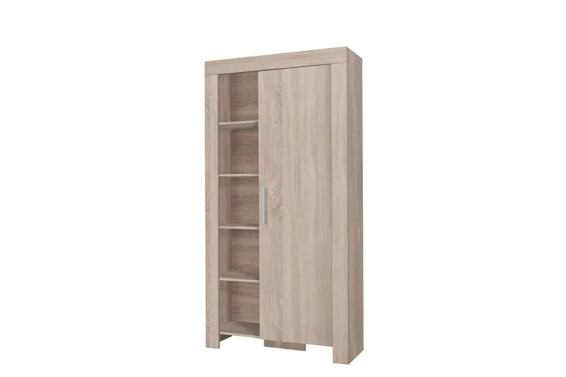 Cezar Bokhylla 100 cm i Ek, Ljusbrun