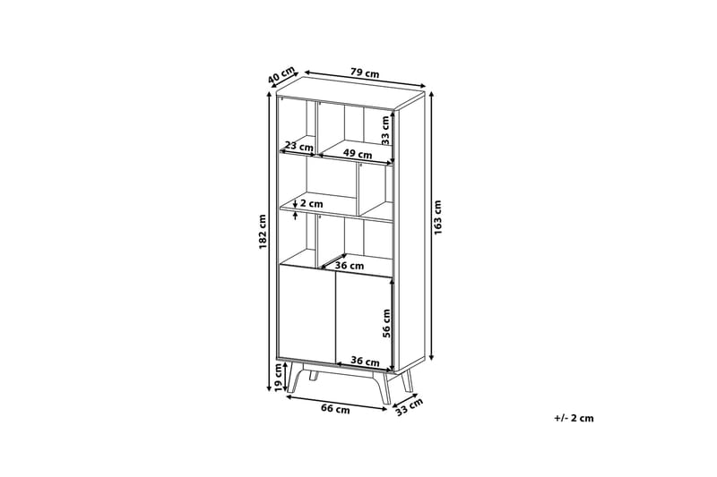 Columbus Hylla 79 cm - Trä/Natur - Förvaring - Hylla - Bokhylla