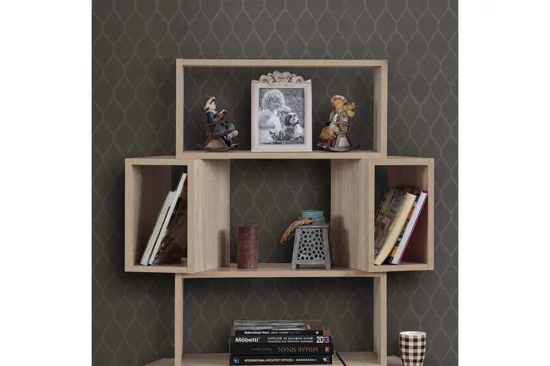 Comfortale Bokhylla 84 cm i Ek - Brun - Förvaring - Hylla - Bokhylla