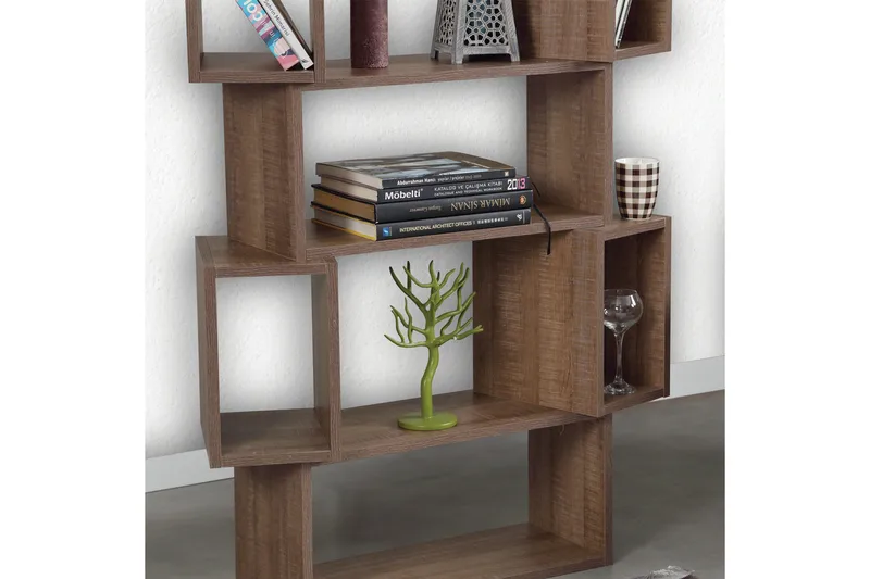 Comfortale Bokhylla 84 cm i Valnöt - Brun - Förvaring - Hylla - Bokhylla