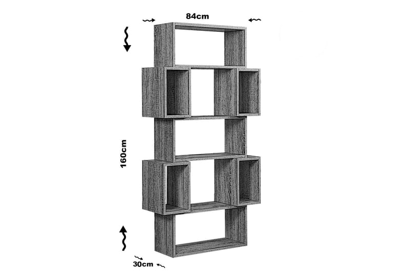 Comfortale Bokhylla - Brun - Förvaring - Hylla - Bokhylla