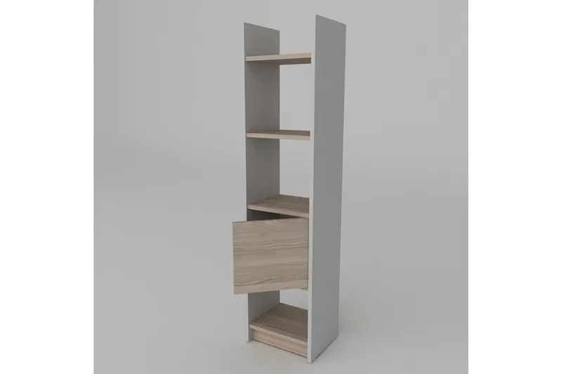 Cordolle Bokhylla Smal - Vit - Förvaring - Hylla - Bokhylla