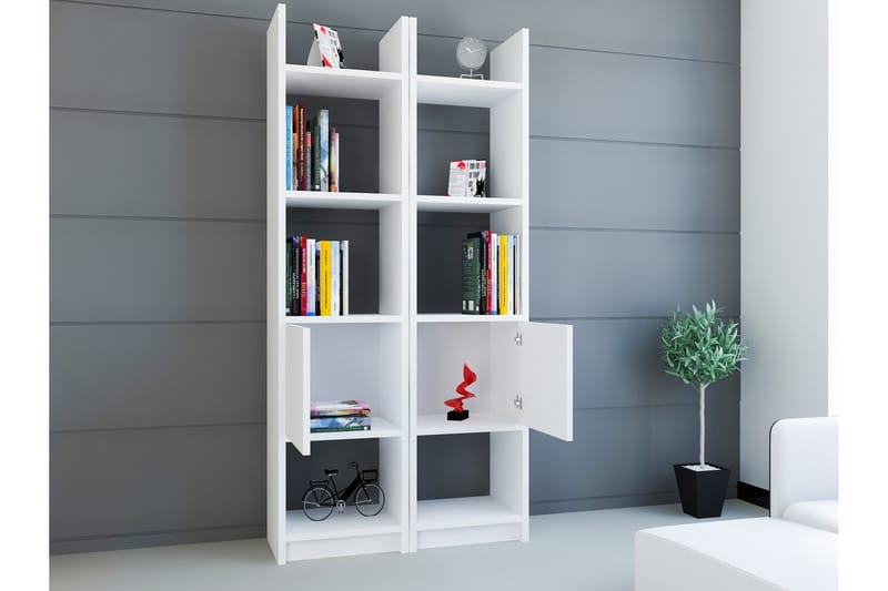 Decorotika Bokhylla 66 cm i Målat Trä - Extra Vit - Förvaring - Hylla - Bokhylla
