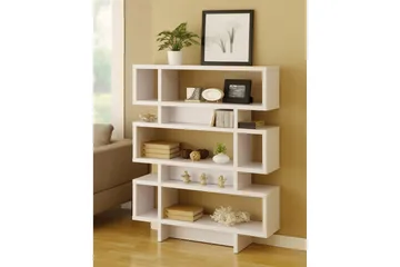 Decorotika Bokhylla 90 cm i Målat Trä - Vit - Förvaring - Hylla - Bokhylla