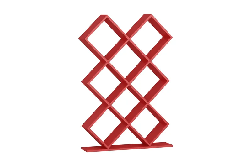 Decorotika Bokhylla - Röd - Förvaring - Hylla - Bokhylla