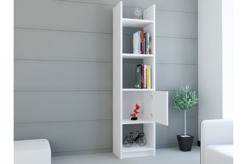 Decorotika Bokhylla Smal - Vit - Förvaring - Hylla - Bokhylla