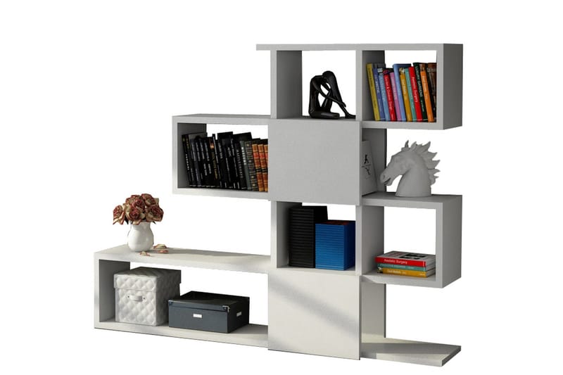 Decorta Bokhylla - Vit - Förvaring - Hylla - Bokhylla