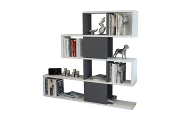 Desgrar Bokhylla 120x109 cm - Vit - Förvaring - Hylla - Bokhylla