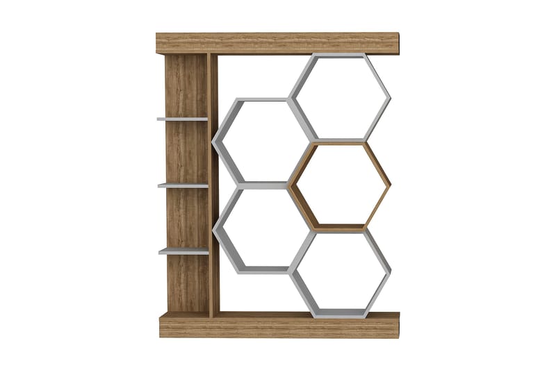 Desgrar Bokhylla 140x177,4 cm - Vit - Förvaring - Hylla - Bokhylla