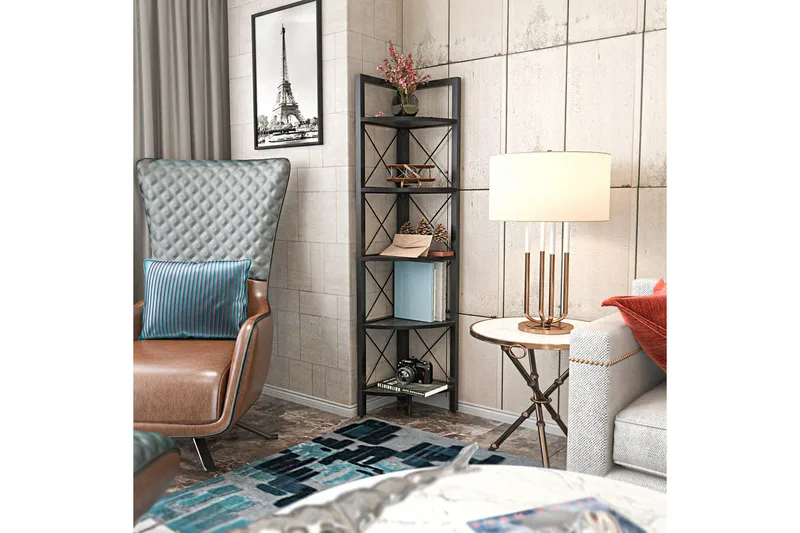 Desgrar Bokhylla 30,5x160 cm - Svart - Förvaring - Hylla - Bokhylla