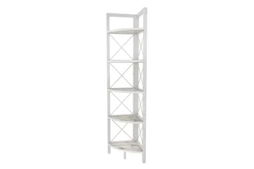 Desgrar Bokhylla 30,5x160 cm - Vit - Förvaring - Hylla - Hörnhylla