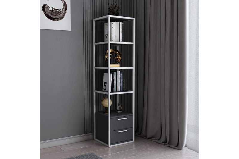 Desgrar Bokhylla 39x160 cm - Vit - Förvaring - Hylla - Bokhylla