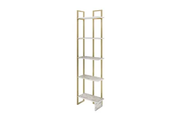 Desgrar Bokhylla 45,2x180 cm - Vit - Förvaring - Hylla - Bokhylla