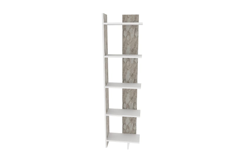 Desgrar Bokhylla 45.2x180 cm i Målat Trä - Vit - Förvaring - Hylla - Bokhylla