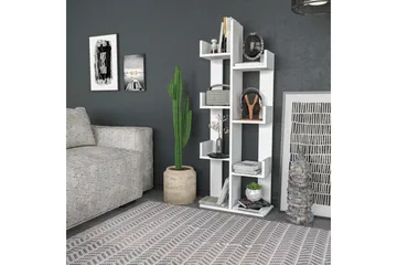 Desgrar Bokhylla 50x173 cm i Målat Trä - Vit - Förvaring - Hylla - Bokhylla