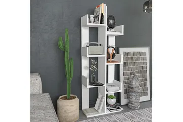 Desgrar Bokhylla 50x173 cm - Vit - Förvaring - Hylla - Bokhylla