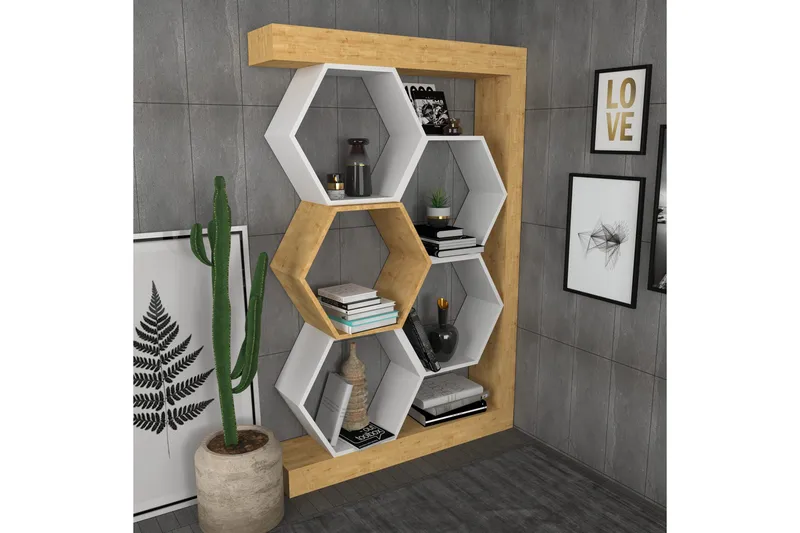 Desgrar Bokhylla 90x140 cm - Brun - Förvaring - Hylla - Bokhylla