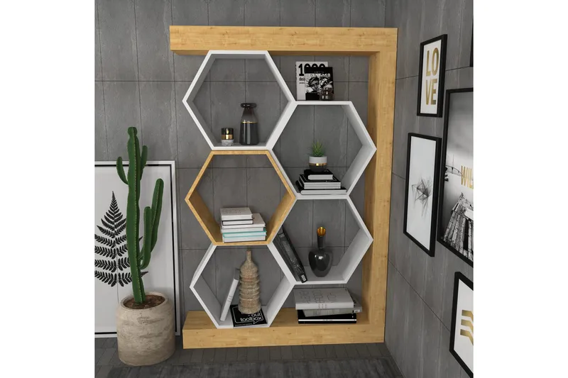 Desgrar Bokhylla 90x140 cm - Brun - Förvaring - Hylla - Bokhylla