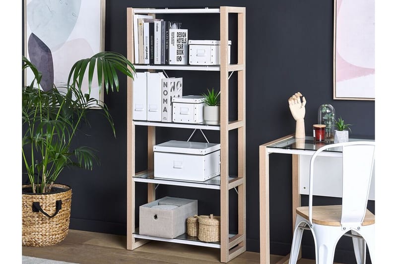 Ejenks Hylla 68x30 cm - Vit/Ljust Trä - Förvaring - Hylla - Bokhylla