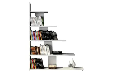 Elegancia Bokhylla 120 cm i Målat Trä - Vit - Förvaring - Hylla - Bokhylla