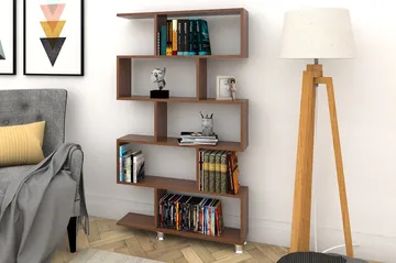Elegancia Bokhylla 90 cm i Mörkt Trä - Brun - Förvaring - Hylla - Bokhylla