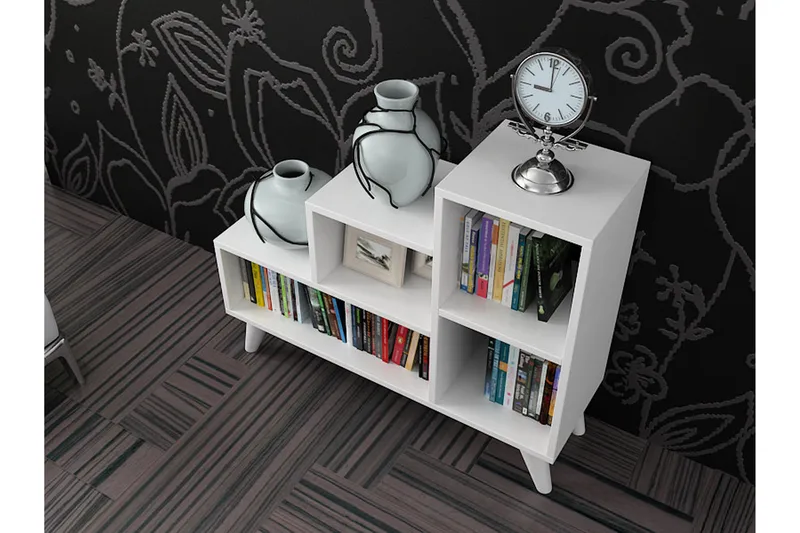 Elegancia Bokhylla - Vit - Förvaring - Hylla - Bokhylla