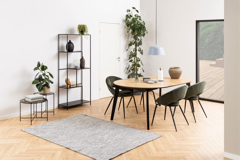Elgrau Bokhylla 170 cm - Svart - Förvaring - Hylla - Bokhylla