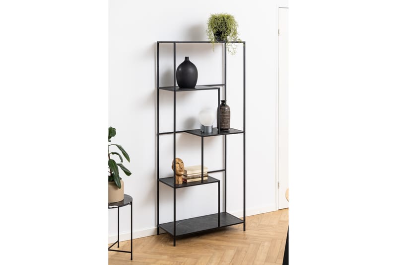 Elgrau Bokhylla 170 cm - Svart - Förvaring - Hylla - Bokhylla