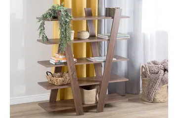 Escalante Bokhylla 100 cm i Valnöt - Brun - Förvaring - Hylla - Bokhylla